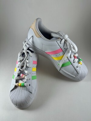 adidas Originals Superstar J Cloud White Beam Kids Women Casual Shoes  HP7884