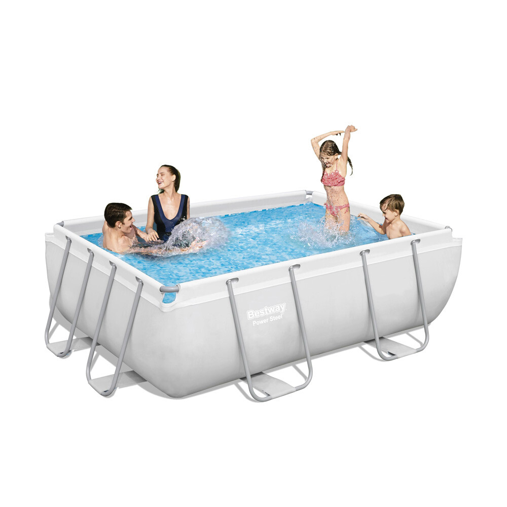 Piscina Elevada desmontable Bestway 56629 Rectangular Power Steel 282x196x84cm