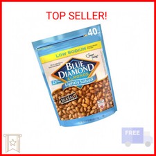 Blue Diamond Almonds Low Sodium Lightly Salted Snack Nuts, 40 Oz Resealable Bag