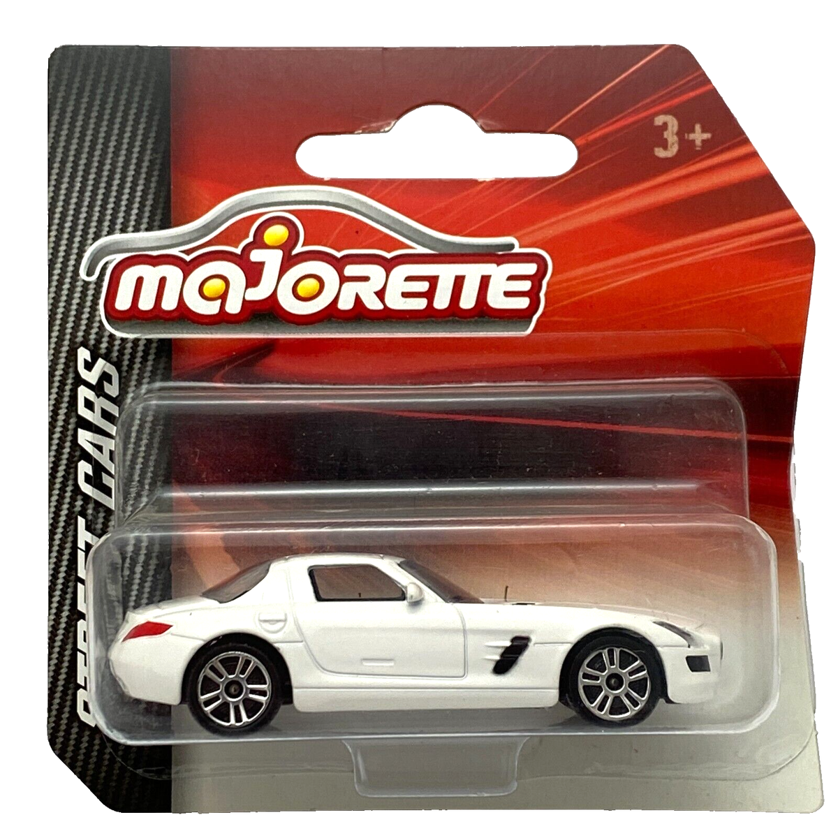 Mercedes-Benz SLS AMG White C197 Majorette Street Cars 2018 232C 1