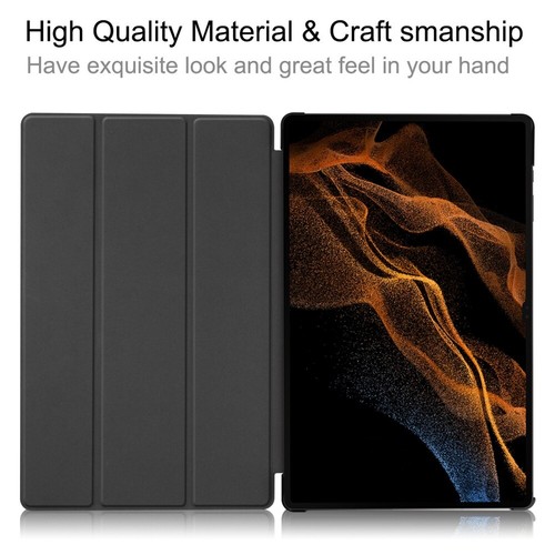 NEW Luxury PU Leather Slim Smart Flip Case Cover For Samsung Tab S9 Ultra 14.6" - 第 9/18 張圖片