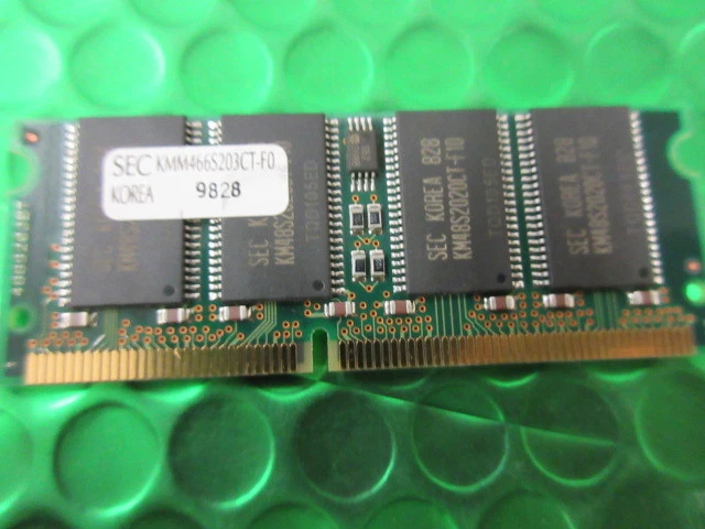 16MB RAM  SDRAM SODIMM MODULE RETRO Gaming KMM466S203CT 32MB RAM UK STOCK - Image 2 of 4