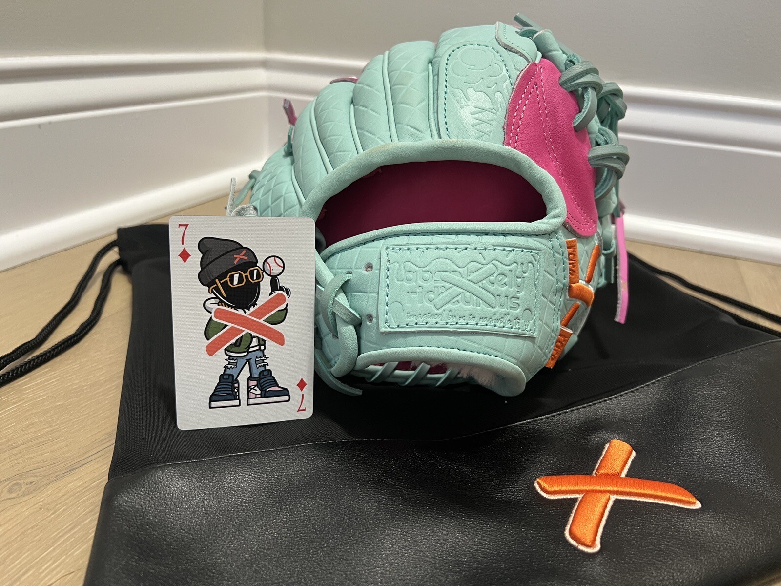 Absolutely Ridiculous Miami Ice Ice Cream 12in Baseball Glove Rare