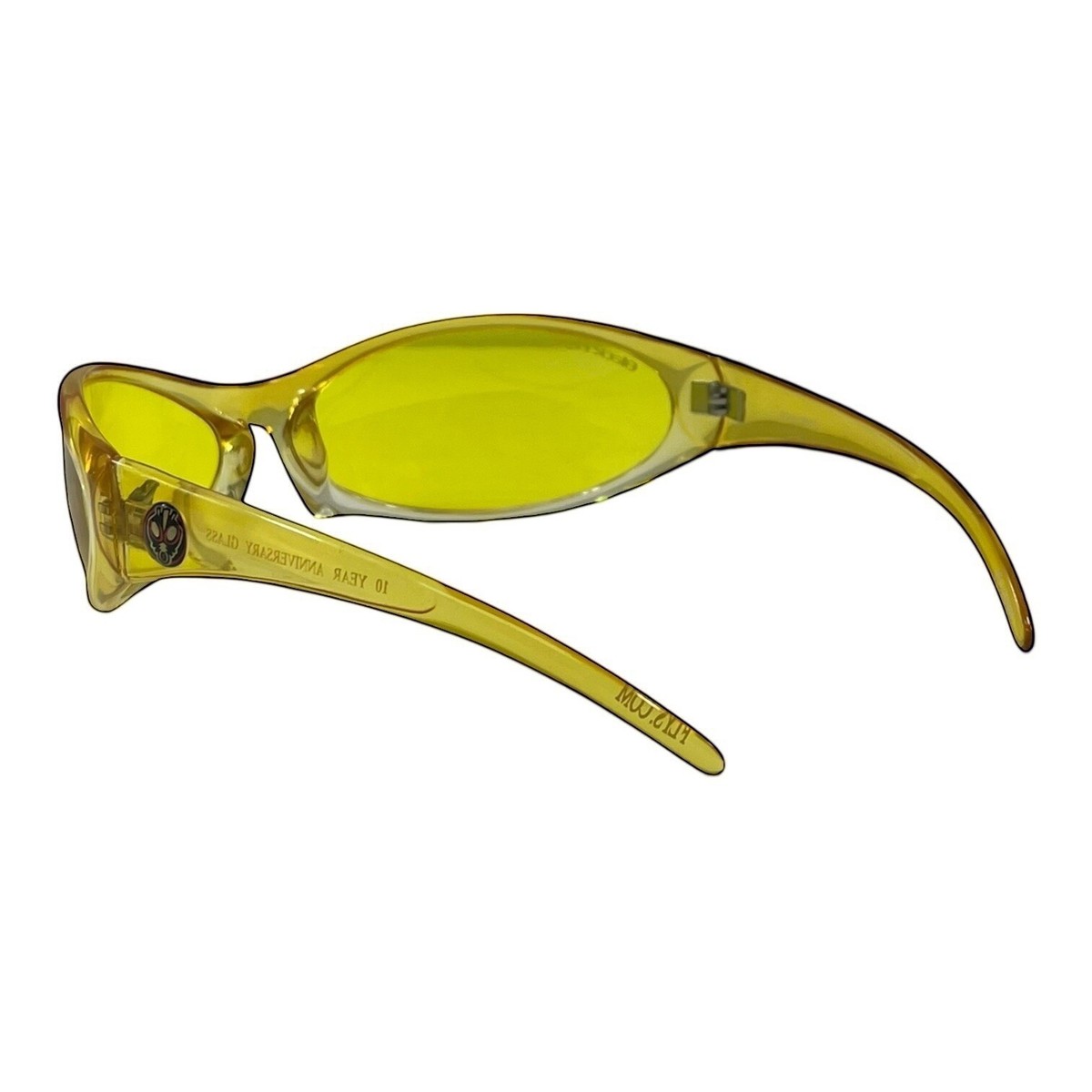 Vintage BLACK FLYS Fly O Tech Sunglasses 10th Anniversary Edition