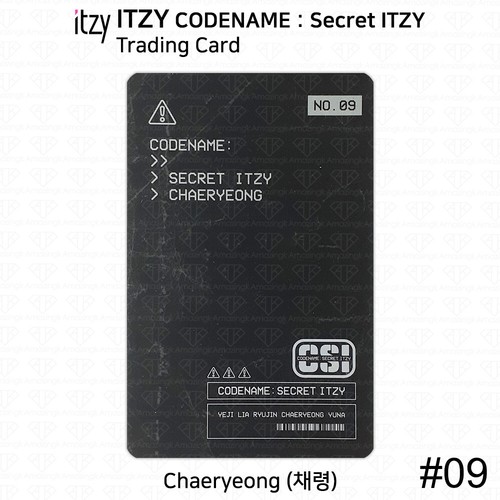 ITZY CSI Code Name Secret ITZY Trading Card Photocard Yeji Lia Ryujin Chaeryeong - Picture 64 of 108