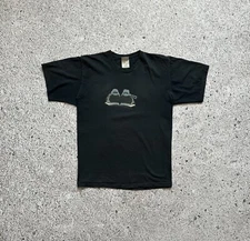 Vintage 90’s Nike Track 3six9 Logo Sneakers Men’s Dark Blue T-Shirt Size 2XL