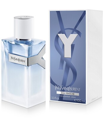 Yves Saint Laurent Y EAU FRAICHE Spray For Men 3.3oz / 100ml New