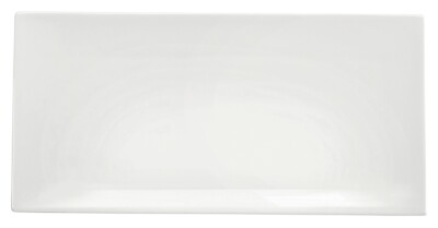 ASA Selection A TABLE Servierteller Servierplatte Weiß Fine Bone China 32x16 cm