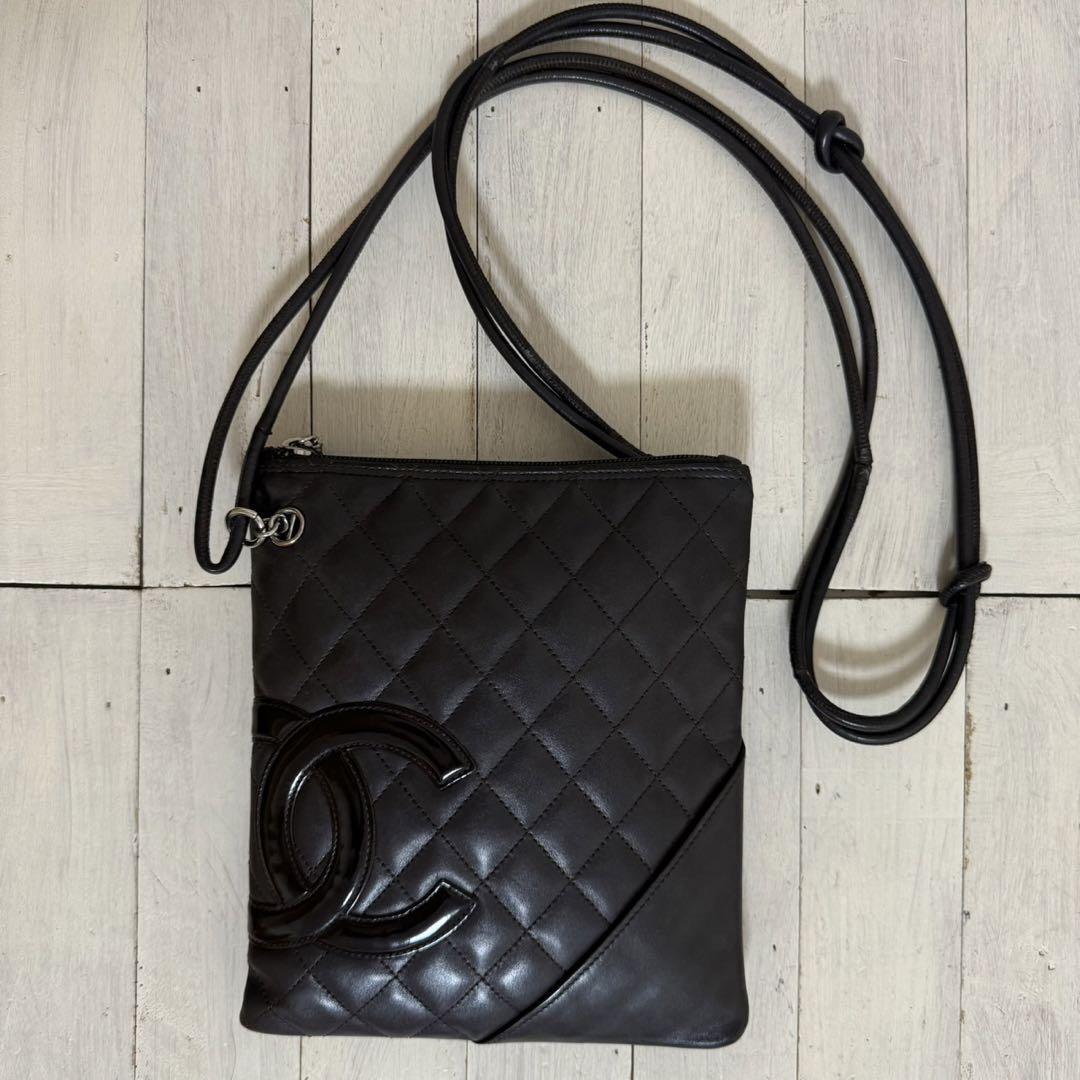 Chanel Cambon Line Dark Brown Shoulder Bag-image