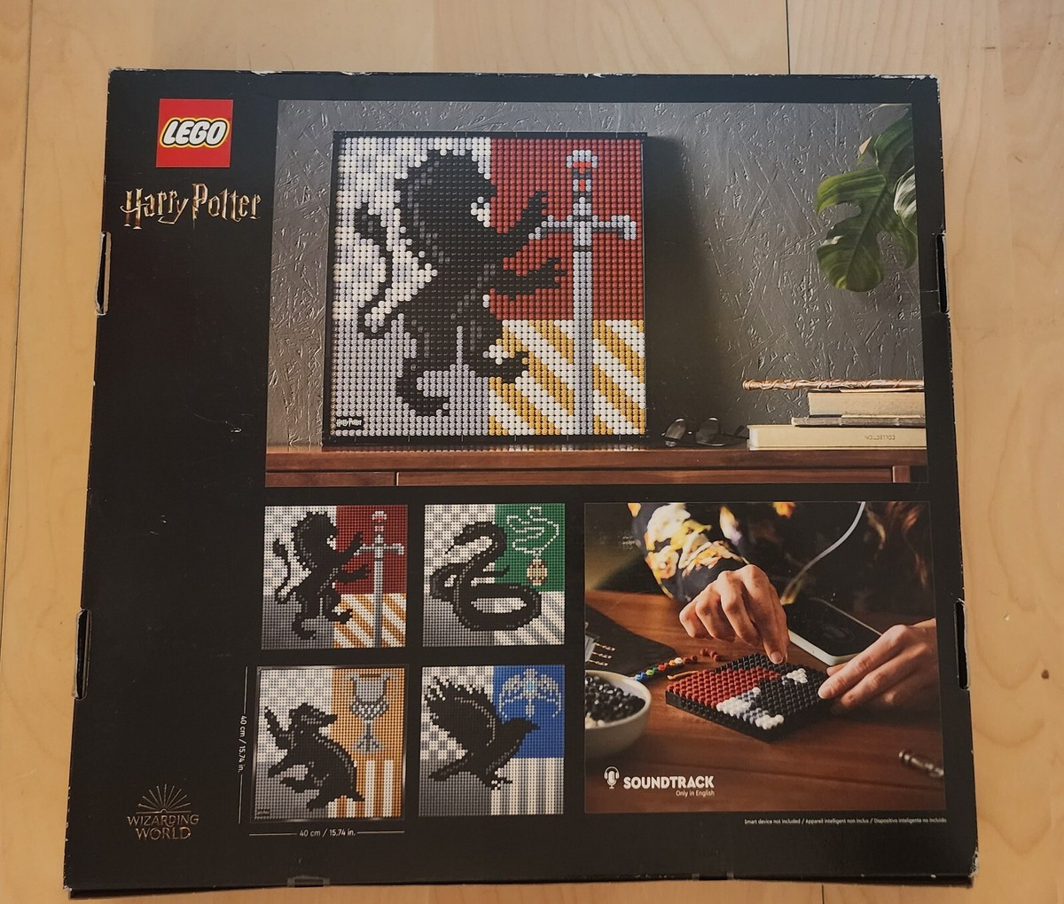 LEGO Art Harry Potter 31201 Hogwarts Crests New Sealed Retired