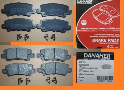 BREMSBELÄGE Bremsbelagsatz HINTERACHSE für TOYOTA COROLLA E12 COROLLA Verso E12