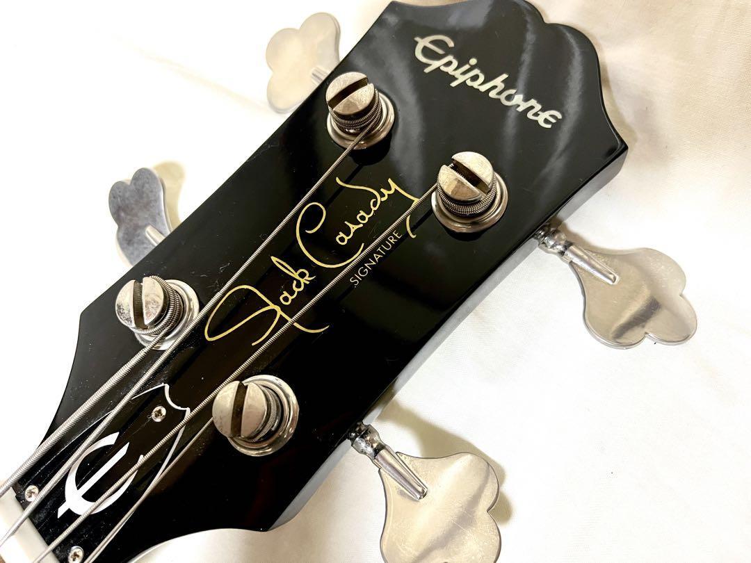 Epiphone Jack Casady Bass Ebony セミホロウエレベ Epiphone Jack