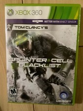 Tom Clancy's Splinter Cell: Blacklist (Xbox 360, 2013) Ubisoft Game.