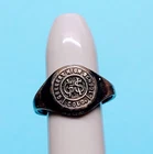 VINTAGE STERLING SILVER GREELEY HIGH SCHOOL CLASS RING, GREELEY, CO., SIZE 4 1/2