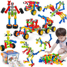 Kids STEM Building Toys for 3 4 5 6 7 8 Year Old Boy Girl Birthday Gift, 125...