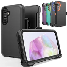 For Samsung Galaxy A35 5G Case Cover Rugged+Belt Clip Fits Otterbox Defender