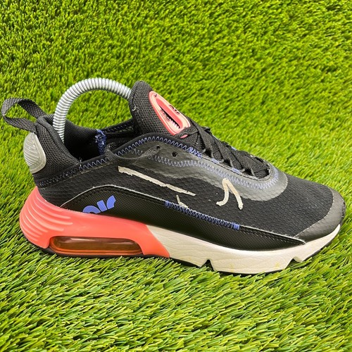 Nike Air Max 2090 Boys Size 5.5Y Black Pink Athletic Running Shoes Sneakers