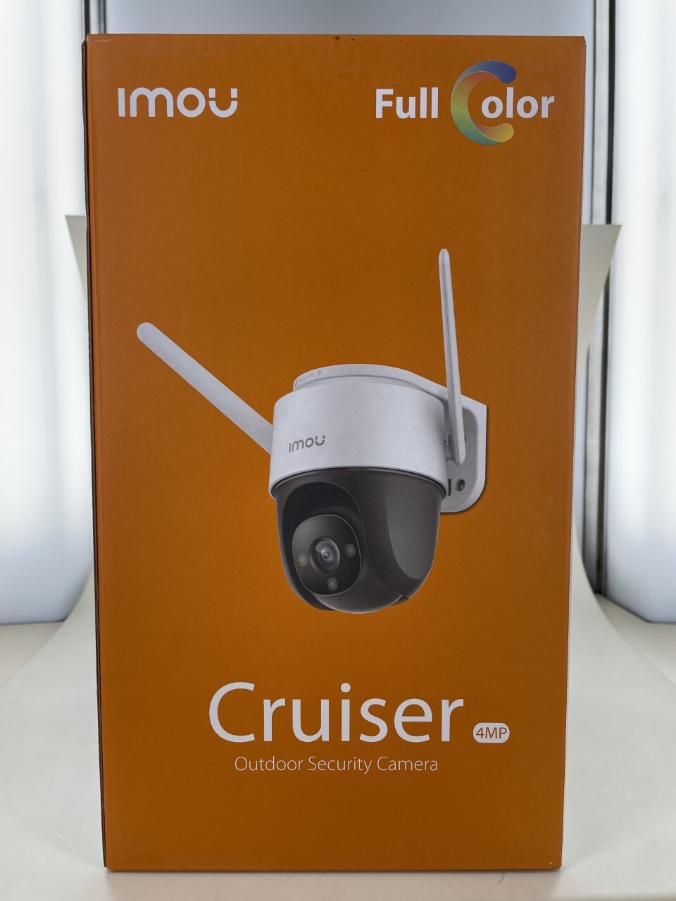 Security Camera Outdoor with Floodlight and Sound Alarm, 4MP QHD Pan/Tilt 2.4G W-image