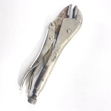 Vintage Petersen Vise Grip Locking Pliers 10R Straight Jaw Dewitt USA Made