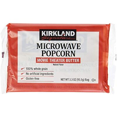 44 Bags Microwave Popcorn ''Movie Theater Butter from Kirkland Signature