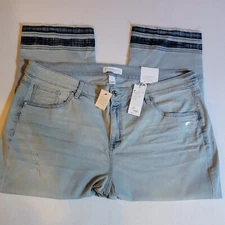 Lane Bryant Hi-rise Denim Stright Cropped Ankle Jean