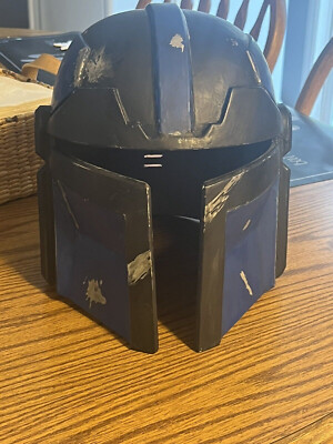 Cosplay Helmet Star Wars Custom Mandalorian Battle Damaged Style Handmade Gift