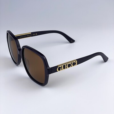 Gucci GG1189S 005 Sunglasses Violet Brown Square Oversized Women Gucci GG1189S 005 Sunglasses Women main image 4