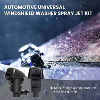 For Dodge Nitro 2007-2011 Windshield Wiper Water Washer Nozzle Jet Spray 2pcs