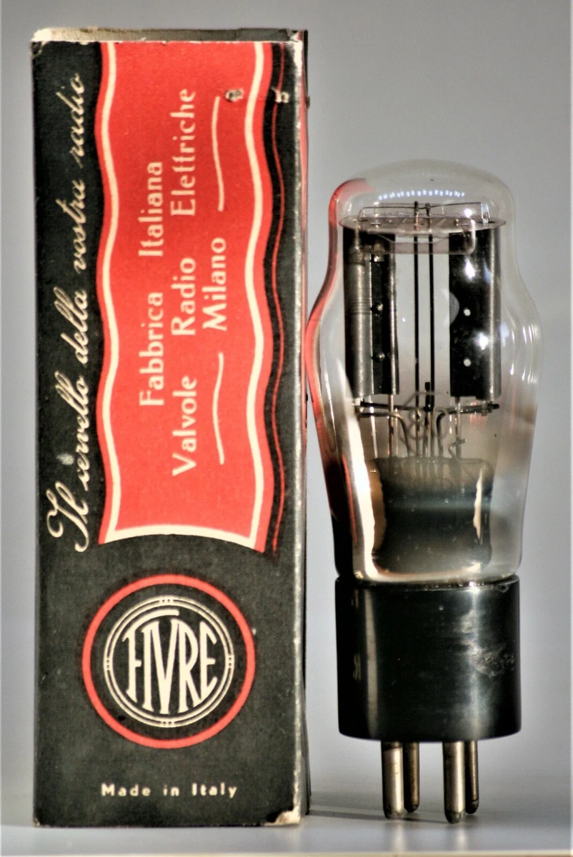 80 tube 280 type rectifier FIVRE ITALY valve black vintage UX280 CX380 RGN380 x1