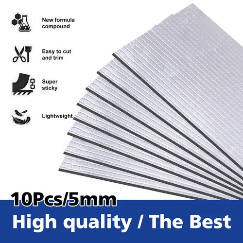 10-50Pcs Car Engine Hood Sound Deadening 5mm Thickened 25CM*40CM Or With Rollers - Picture 5 of 15