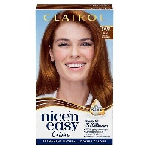 Clairol Nice'n Easy Crème, 1 count (Pack of 1), 5WR Medium Warm Auburn - Image 4