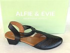 Alfie and Evie Shoes Comfort Heel Sling Back Shoes Alfie & Evie Shona Black 39