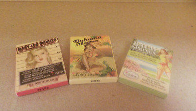 3 the Balm Palettes~3 Different Shades~ MaryLou Manizer~Bahama Mama~Balm Springs