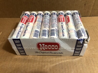 Necco, The Original Candy Wafers, 2 Ounce Rolls - 24 Count Display Pack **