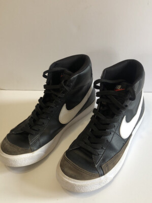 Nike Blazer Mid 77 White Black leather Suede Men Sneaker Shoes DA4086-002 6.5