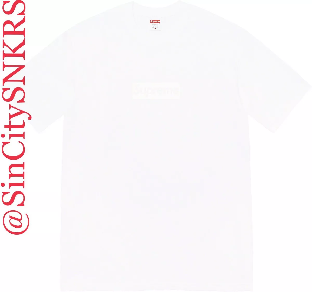 Supreme Tonal Box Logo Tee Black Men's - SS23 - US