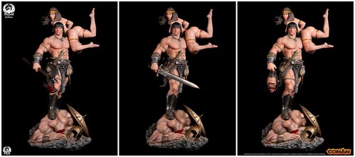 PREORDER Conan the Barbarian Statue 1/4 Conan Deluxe Edition 63 cm - Foto 3 di 24