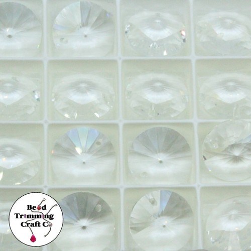 Swarovski 6204 – Rivoli Pendant – 18mm – Crystal - 2 pieces per pack - Picture 2 of 2