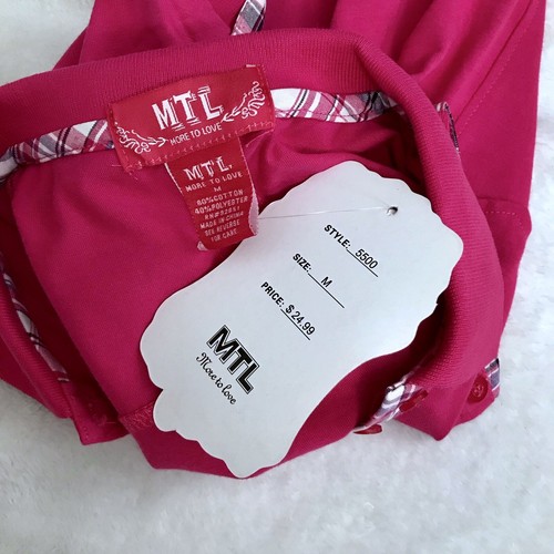 More to Love NWT PInk Polo Shirt Women S *Pls See Description* - 第 11/12 張圖片