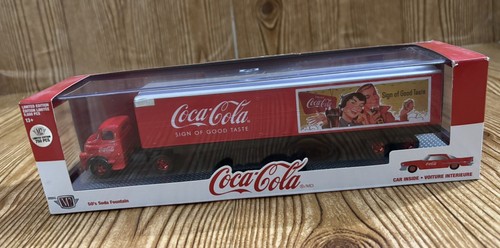 M2 Machines 1:64 Diecast Coca-Cola 50's Soda Fountain Truck w/ Car *Chase* 1/750 - 第 1/11 張圖片