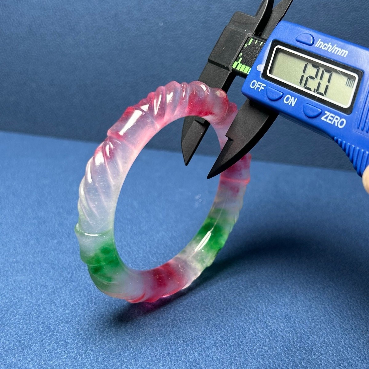 Real Natural high Ice Burmese pink Jade jadeite bracelet bangle