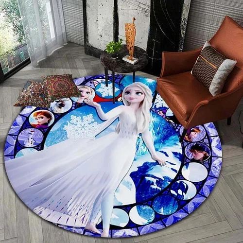 Frozen Pattern Round carpet kid's Playroom Rug bedroom*- - Picture 18 of 41
