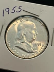 1955-P Franklin Half Dollar Brilliant Uncirculated