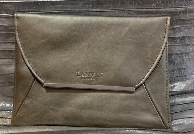 LANVIN Parfums Metallic Gold Travel pochette-pouch-bag- Wallet- Travel