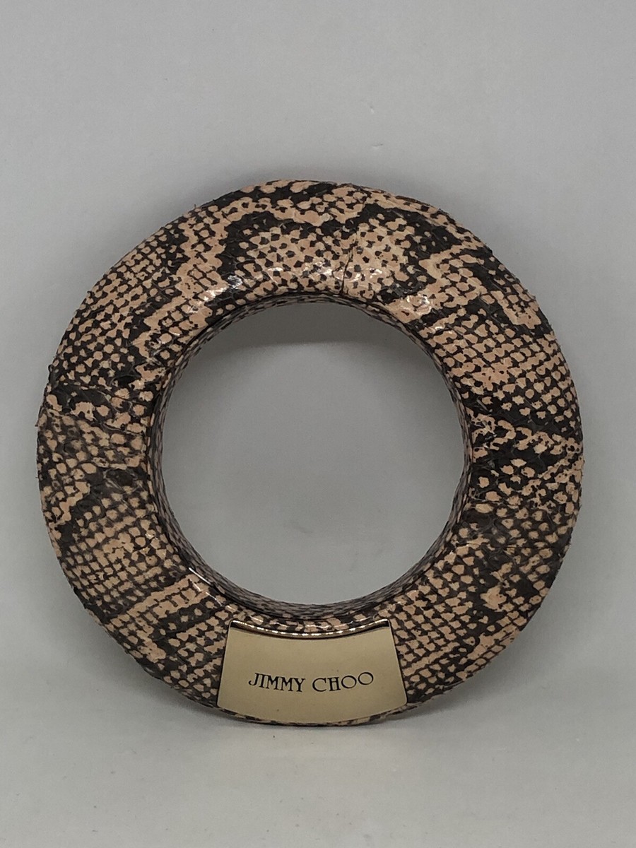 Jimmy Choo Snakeskin Bangle Bracelet | eBay