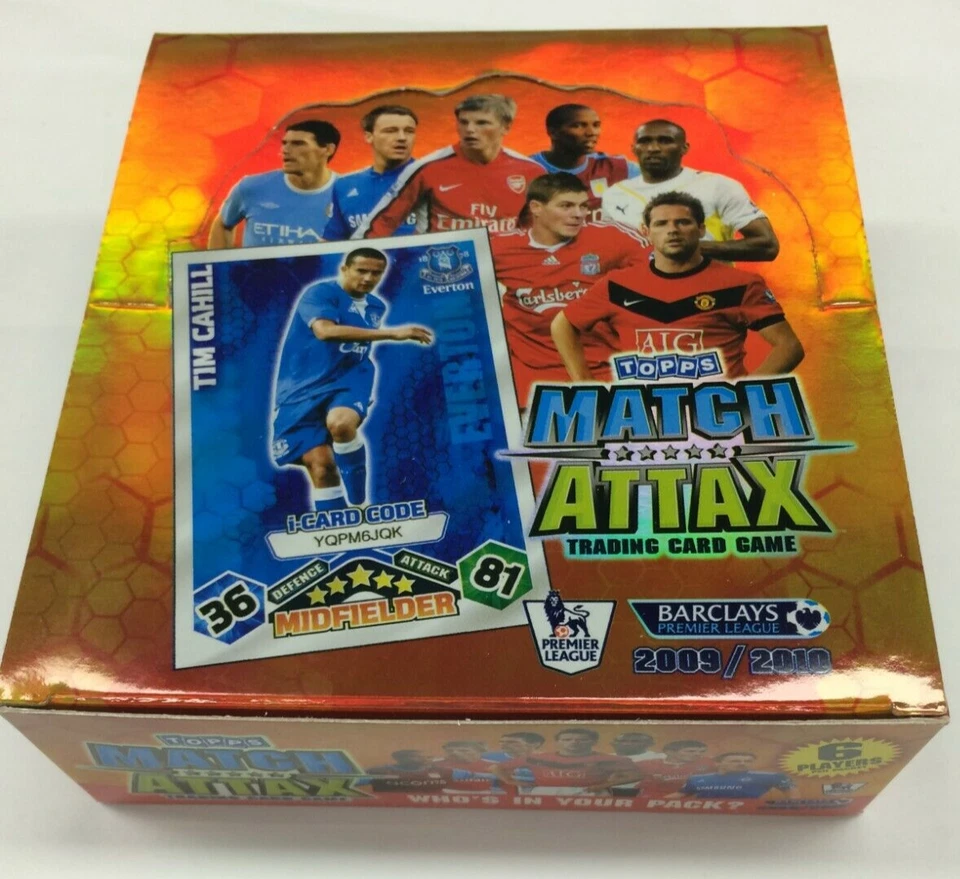 2009-10 Topps Match Attax Trading Card Game Factory Box (24 packs)-rare