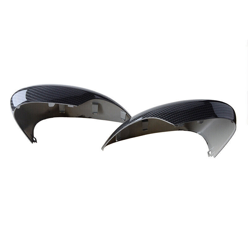 For Ford Fiesta 20112017 Door Side Rear View Mirror Cover Cap Carbon