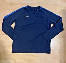 Youth, XL, Long-Sleeve, Blue, Nike, Dri-Fit Baselayer