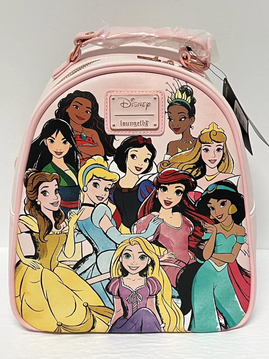 Loungefly Disney Perfectly Pink Princesses Exclusive Mini Backpack NWT