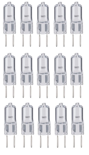 15X MüLlerlicht Halogen Pin GY6.35 50W 12V Warmweiß Dimmbar Eek:G (Spektrum A-G)-image
